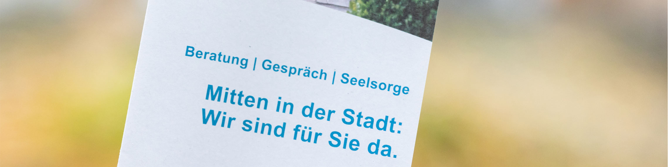 Slider im Kopf der Homepage der Offenen Tür Erlangen - Flyer